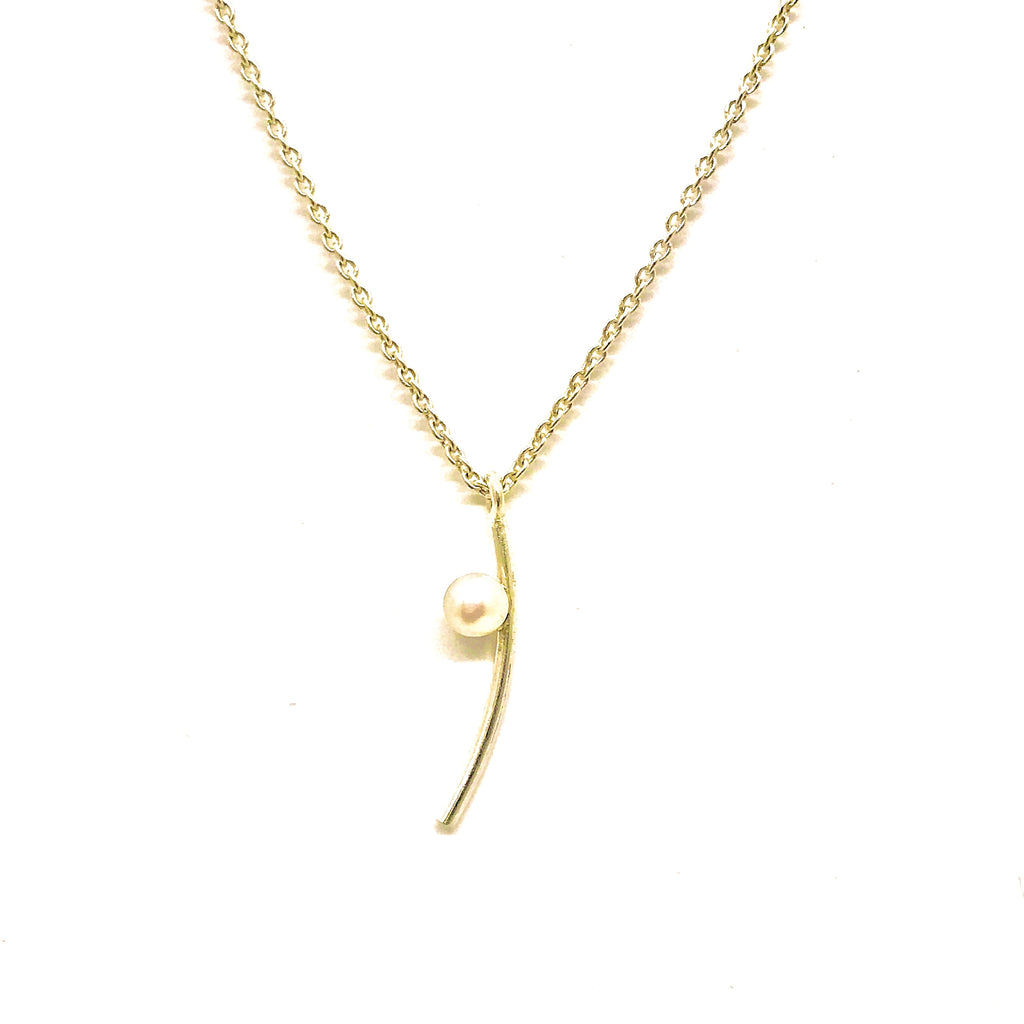 Nymph Necklace - Gold & Pearl