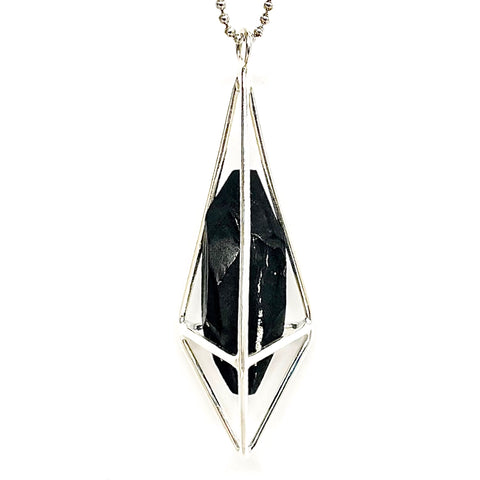 Lumia Necklace - Shungite & Silver