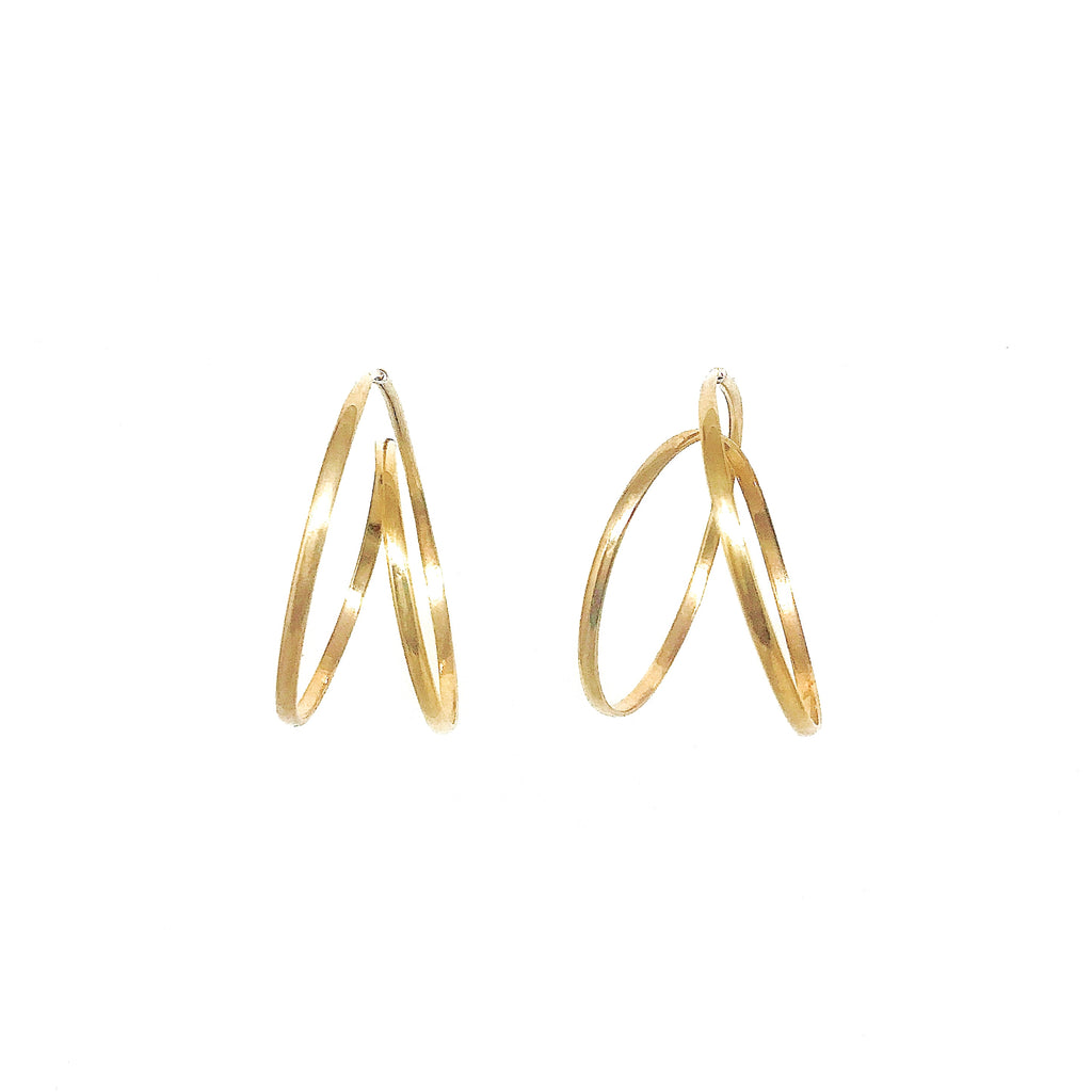 Rollercoaster Earrings - Gold
