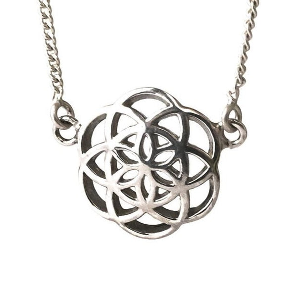 Seed of Life necklace sterling silver small 