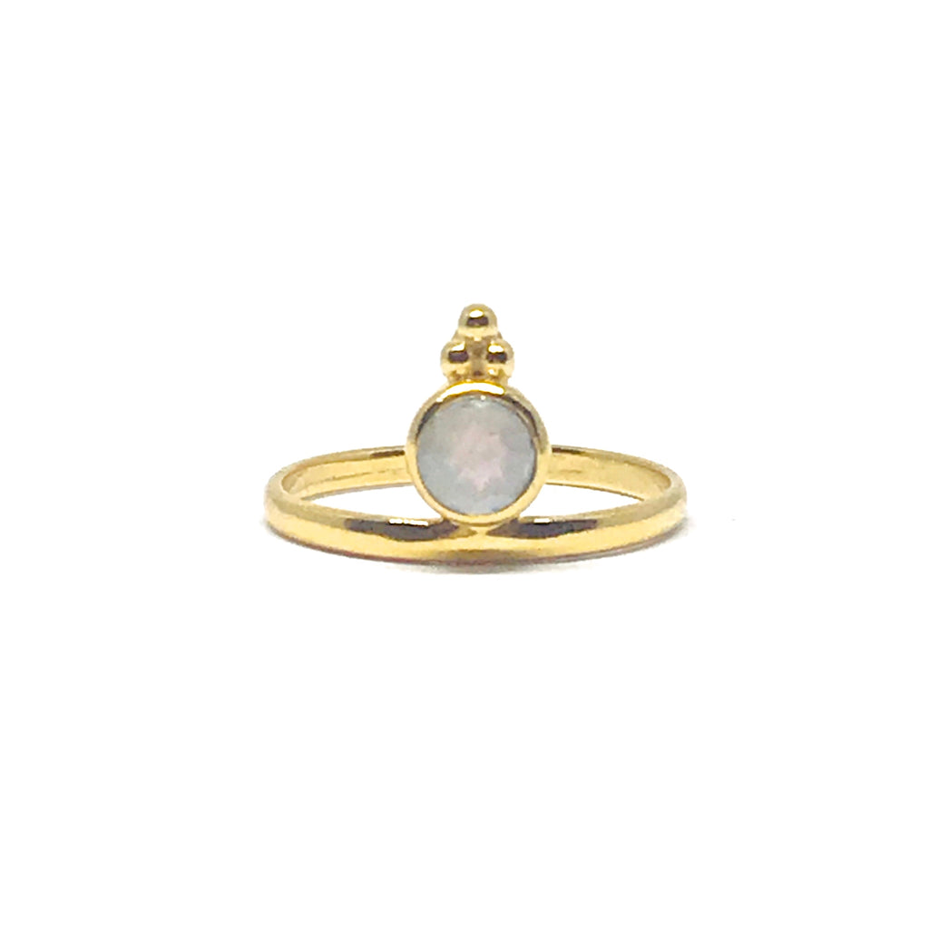 Naliya Ring - Moonstone & Gold