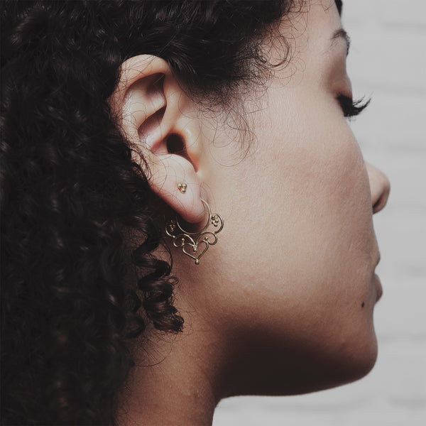 Lakshmi Earrings - Gold