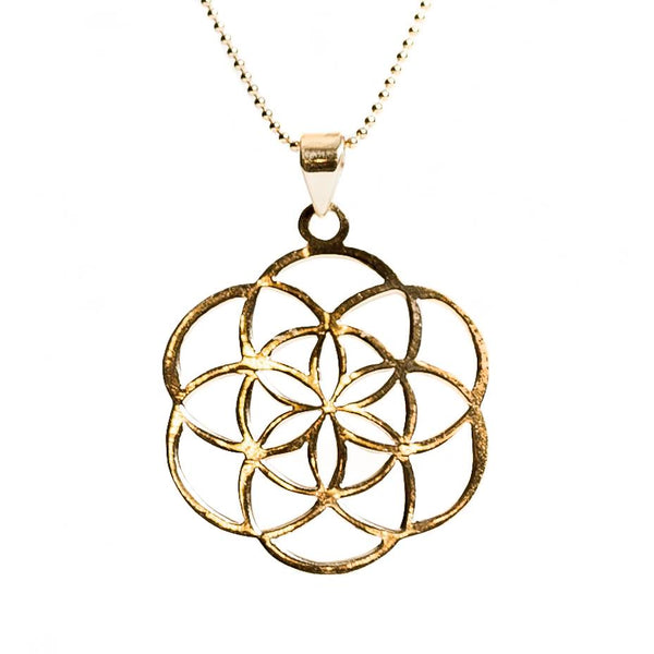 Seed of Life Necklace - Gold