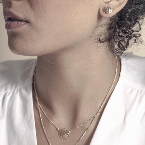 Sweet Seed of Life Necklace - Gold