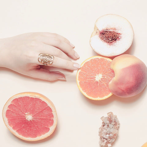 Seed of Life Ring - Brass